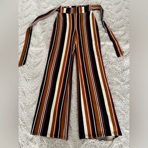 Bell bottom / flare striped Windsor Pants